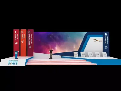 Stage exhibition stand design 3D print model