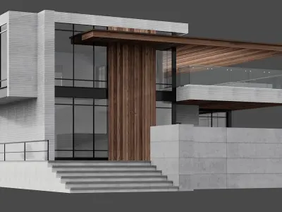 MODERN HOUSE NO19 A 3D model