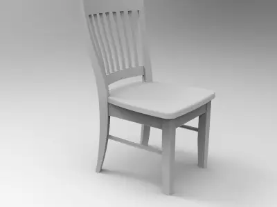 Chair - 3d printable 1-35 scale accessory for dioramas 3D print model