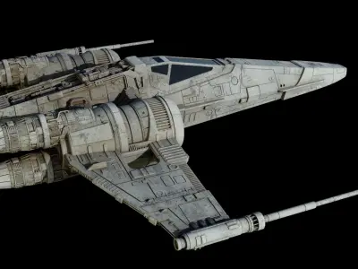 Z-98 Starfighter  - Star Wars 3D model