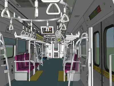 EMU800 train of Taiwan Railway Texture