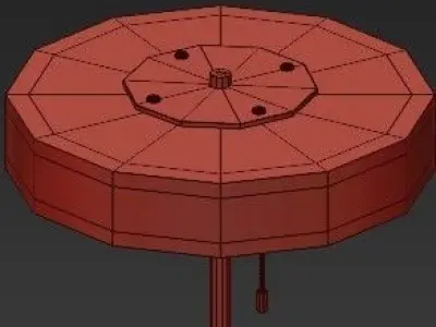 Revolve table lamp 3D model buy
