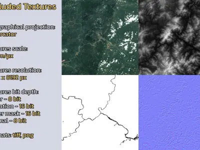 Nanping China City Landscape 3D Model 3D model