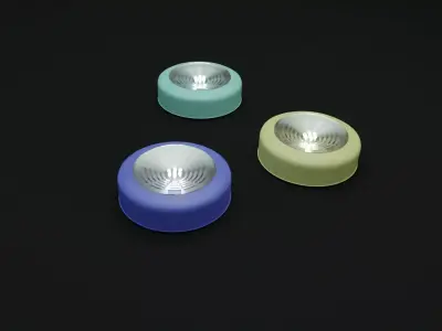 Small Desk Light Low-poly 3D model