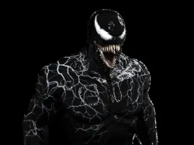 Venom Low-poly 3D model