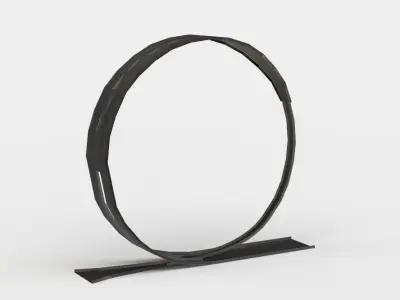 Road loop Low-poly 3D model