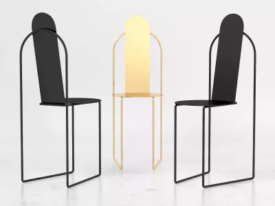 Pudica Chair Free 3D model