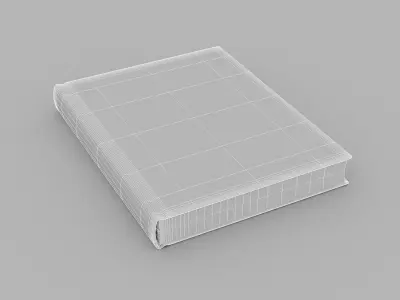  Rigged Hardcover Book Mockup Thick 