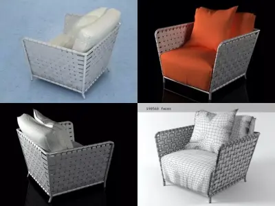 InOut 801FW armchair 3D model