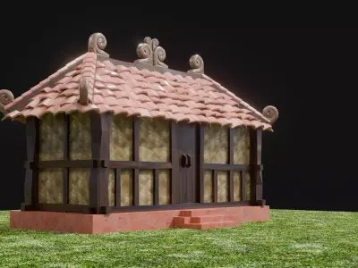 Stylize Traditional House 3D model