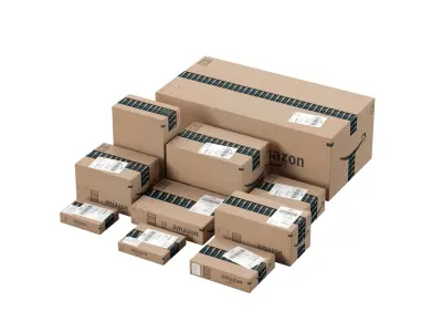  Amazon Cardboard Box 