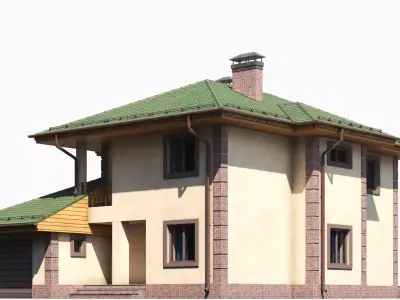 Residential House 25 3D model