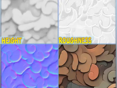 Stylized Ornaments Seamless Texture Texture