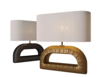 Visual comfort - Utopia Combed Console Lamp  Low-poly 3D model