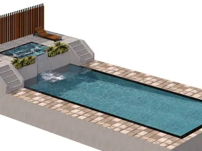 SWIMMING POOL NO15 A 3D model