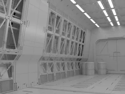sci-fi set3 2 max 3D model