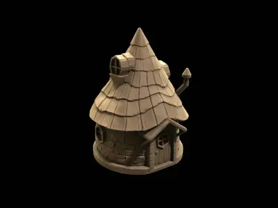Fairy Hut 3D print model