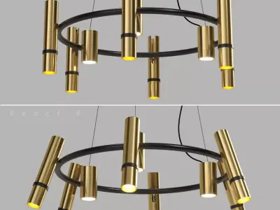 Lampatron React R 9 lamps 3D model