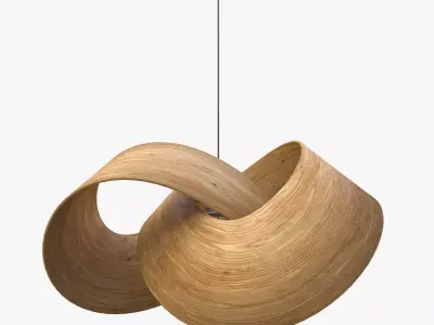 Torus Knot Light Free low-poly 3D model