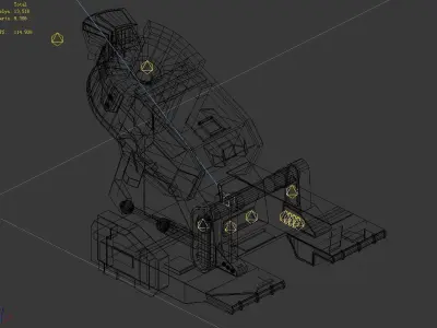 Machinery - Spacecraft - Functional Objects 014 3D model