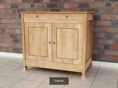 Cabinets Collection sideboard 3D Model Pack