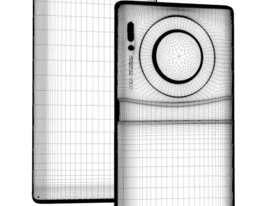  Huawei Mate 30 Pro--C4D super fine modeling rendering 3D model
