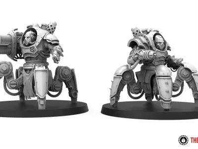 Dark Techno - Grimnaut 3D print model