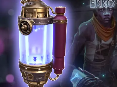 Ekko Timebomb Z Drive Cosplay Prop Arcane League of Legends 3D print model