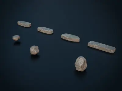 JAPAN NATURE PACK Low-poly 3D model