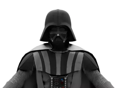 Darth Vader - Star Wars Low-poly 3D model