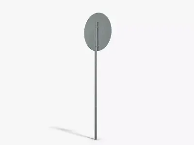 Arrow Sign Low-poly 3D model