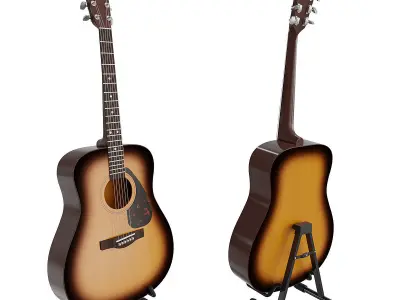 Guitar Yamaha F310 BLENDER 3D Model Cycles 3D model