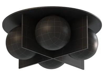 Orbel Ceiling Light Fixture 3D model