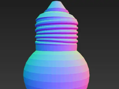 Crystal Sphere LED Bulb 3D model