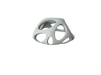 SciFi Cube Object No 49852 Low Poly Shape Low-poly 3D model