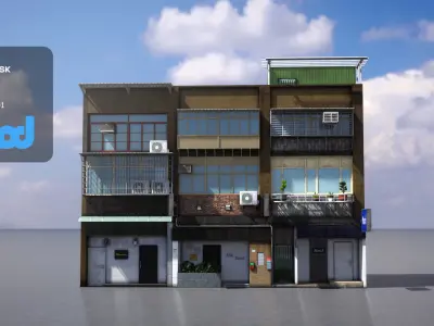 TW House 001 3D model