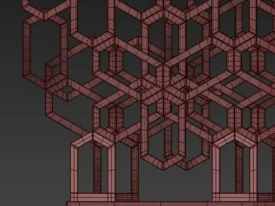 chest of drawers 13 3D model