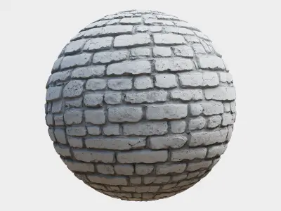 Old Brick Wall PBR Texture 05 Texture