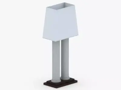 1396 - Table Lamp Low-poly 3D model