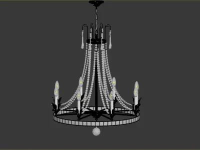Louis Chandelier 3D model