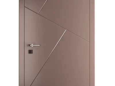 Door Interior Modern 3D model