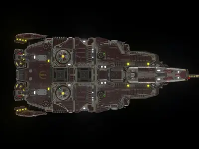Imperial Corvette 3D model