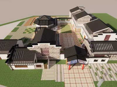Homes and care center -A16 3D model