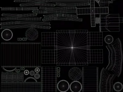Urban Fossil - Industrial Post-Apocalyptic Tree Free 3D model