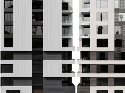 RESIDENTIAL BUILDING NO87 A 3D model