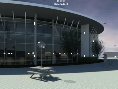Art gallery 3D model 4