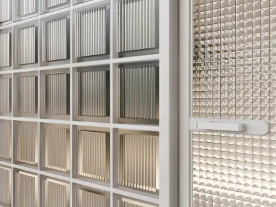 Glass Italia glass blocks 3D model