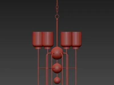 Williamsburg Tyrie Chandelier 3D model