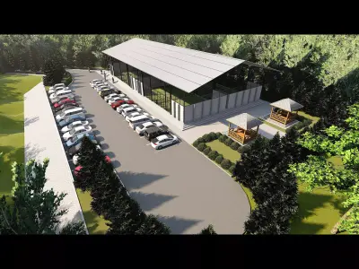 Padel Court Complex   Low-poly 3D model