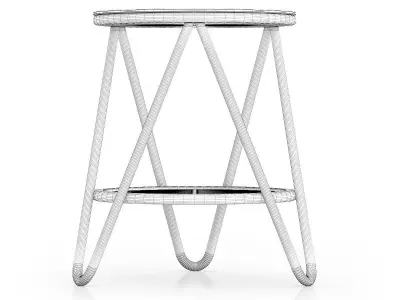 Orange Coffeetable 3D model